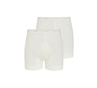 Boxershorts JOCKEY "Boxershort Classic Cotton Rib Y-Front Midway Brief 2P 2er Pack", Herren, Gr. L, weiß, Obermaterial: 100% Baumwolle CO., Unterhosen (25278919-L) weiß