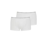 Boxershorts JOCKEY "Boxershort Modern Classic Short Trunk 2P 2er Pack", Herren, Gr. XL, weiß, Obermaterial: 100% Baumwolle CO., Unterhosen (26156828-XL) weiß