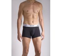 JOOP! Herren Boxershorts, 3er Pack - Everyday, Cotton Stretch, Logo Schwarz/Grün/Grau M