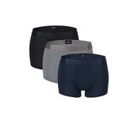 Boxershorts JOOP "Boxershort Everyday 3er Pack", Herren, Gr. L, blau (grau, schwarz, blau), Obermaterial: 95% Baumwolle CO. 5% Elasthan EL., Unterhosen (18793942-L) grau, schwarz, blau