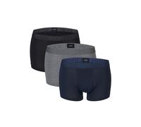 Boxershorts JOOP "Boxershort Everyday 3er Pack", Herren, Gr. XL, blau (grau, schwarz, blau), Obermaterial: 95% Baumwolle CO. 5% Elasthan EL., Unterhosen (47102422-XL) grau, schwarz, blau