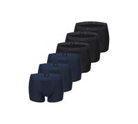 Boxershorts JOOP "Boxershort Everyday 6er Pack", Herren, Gr. XXL, bunt (schwarz, blau), Obermaterial: 95% Baumwolle CO. 5% Elasthan EL., Unterhosen (54512466-XXL) schwarz, blau