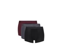 Boxershorts JOOP "Everyday", Herren, Gr. XL, schwarz, grau, rot, Single Jersey, Obermaterial: 95% Baumwolle, 5% Elasthan, körpernah, Unterhosen Boxershorts, Baumwoll-Mix, Cornflower-Design-Bund, elast