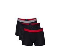 Boxershorts JOOP "Everyday", Herren, Gr. XL, schwarz, Single Jersey, Obermaterial: 95% Baumwolle, 5% Elasthan, körpernah, Unterhosen, ohne Eingriffe, Cornflower-Design, elastischer Logobund (99034213-