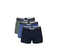 Boxershorts JOOP "Everyday", Herren, Gr. XXL, blau coral, Single Jersey, Obermaterial: 95% Baumwolle, 5% Elasthan, körpernah, Unterhosen, ohne Eingriff und elastischem Logobund (59913406-XXL) blau cor