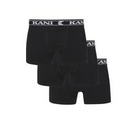 Karl Kani Herren KM233-BB012-001-01-03 KK Retro Tape 3-Pack Boxer Briefs M Black