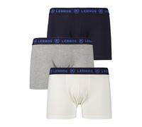 LERROS Boxershorts 3er Pack Mixed Colours - Mix Pack Offwhite/grey/blue L