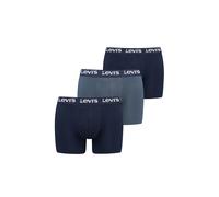 Levi's Herren Boxershorts 3er-Pack Repeat Logo Uni Navy Combo Größe L Dunkelblau