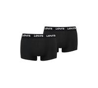Boxershorts LEVI'S "Boxershort Repeat Logo Trunk 2P 2er Pack", Herren, Gr. L, schwarz, Obermaterial: 95% Baumwolle CO. 5% Elasthan EL., Unterhosen (90277602-L) schwarz