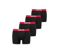 Levi's® SOLID BASIC BRIEF 4P Herren Boxershorts, schwarz, größe L