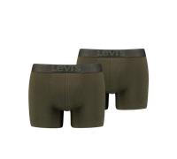 Levi's Melange Organic Cotton Boxershorts khaki (2er-Pack) - S