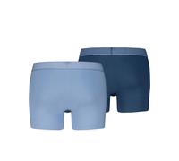 Boxershorts LEVI'S "LEVIS MEN TWILL WB BOXER BRIEF 2P", Herren, Gr. XL, light blau, navy, Single Jersey, Obermaterial: 95% Baumwolle, 5% Elasthan, körpernah, Unterhosen, ohne Eingriff, Stretchbund (31