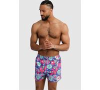 Boxershorts LOUSY LIVIN "2Pack Boxershorts Butterfly &", Herren, Gr. XL, blau (pink, blau), 100% Baumwolle, Unterhosen, 2er-Pack mit lockerem Schnitt (82144863-XL) pink, blau
