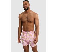 Boxershorts LOUSY LIVIN "2Pack Boxershorts Ice Cream &", Herren, Gr. S, bunt, 100% Baumwolle, Unterhosen, 2er-Pack mit lockerem Schnitt (44295019-S) bunt