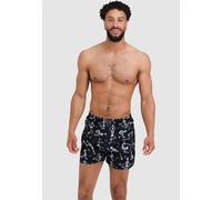 Boxershorts LOUSY LIVIN "2Pack Boxershorts Sheep & Yoga", Herren, Gr. M, blau, 100% Baumwolle, Unterhosen, mit lockerem Schnitt (75282657-M) blau