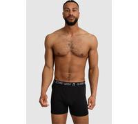 Boxershorts LOUSY LIVIN "2Pack Boxershorts Trunks", Herren, Gr. L, schwarz, 95% Baumwolle, 5% Elasthan, Unterhosen, 2er-Pack mit lockerem Schnitt (42875620-L) schwarz