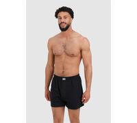 Boxershorts LOUSY LIVIN "Jersey Boxer", Herren, Gr. S, schwarz, weiß, 100% Baumwolle, Unterhosen, im klassischen Design (62927752-S) schwarz, weiß