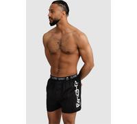 Boxershorts LOUSY LIVIN "Lou", Herren, Gr. S, schwarz-weiß (schwarz, weiß), 100% Baumwolle, Unterhosen, 2er-Pack mit lockerem Schnitt (46515844-S) schwarz, weiß