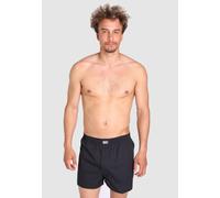 Boxershorts LOUSY LIVIN "Plain", Herren, Gr. S, schwarz-weiß (schwarz, weiß), 100% Baumwolle, Unterhosen, in modernem Design (82920611-S) schwarz, weiß