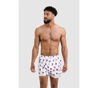 Lousy Livin 2-er Set Boxershorts Weiß & Rot mit Motiv