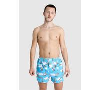 Boxershorts LOUSY LIVIN "Sky Gym & Dolphin 2 Pack" Gr. S, blau Herren Unterhosen Boxershorts mit buntem Allover-Print (48153217-S) blau