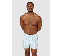 Boxershorts LOUSY LIVIN "Slinky", Herren, Gr. L, 2 Stk., blau, 100% Baumwolle, Unterhosen, mit lässigen Allover-Prints (81564911-L) blau