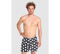 Boxershorts LOUSY LIVIN "Toast Zitrone", Damen, Gr. XL, lila (lila, schwarz), 100% Baumwolle, bedruckt, Unterhosen, mit coolen Comic-Motiven (53751440-XL) lila, schwarz