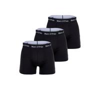 Boxershorts MARC O'POLO "Boxershort 3-PACK BOXER 3er Pack", Herren, Gr. XL, schwarz, Obermaterial: 95% Baumwolle CO(Bio). 5% Elasthan EL., Unterhosen (95799344-XL) schwarz
