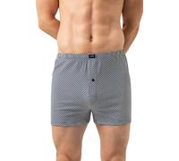 Boxershorts MEY, Herren, Gr. 7, schwarz-weiß (yacht blau), Single Jersey, Obermaterial: 94% Baumwolle, 6% Elasthan, Unterhosen (59077924-7) yacht blau