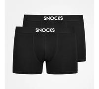 SNOCKS - Boxershorts mit Logo black - Gr. - XL