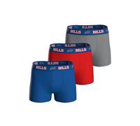 Boxershorts NFL "Boxershort NFL 3pk Boxers 3er Pack", Herren, Gr. XL, bunt (bufallo bills), Obermaterial: 95% Baumwolle CO. 5% Elasthan EL., Unterhosen (20454051-XL) bufallo bills