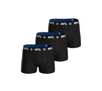 Boxershorts NFL "Boxershort NFL SHIELD 3pk Boxers 3er Pack", Herren, Gr. M, schwarz, Obermaterial: 95% Baumwolle CO. 5% Elasthan EL., Unterhosen (71964441-M) schwarz