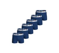Boxershorts NFL "Boxershort NFL SHIELD 6pk Boxers 6er Pack", Herren, Gr. L, blau (dunkelblau), Obermaterial: 95% Baumwolle CO. 5% Elasthan EL., Unterhosen (49711501-L) dunkelblau
