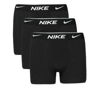 Boxershorts NIKE SPORTSWEAR "EVERYDAY COTTON 3PK BOXER BRIEF für Kinder", Jungen, Gr. S (128/134), 3 Stk., schwarz (schwarz, schwarz, schwarz), Single Jersey, Obermaterial: 95% Baumwolle, 5% Elasthan,