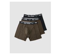 Boxershorts PME LEGEND, Herren, Gr. 3XL, 3 Stk., turkish coffee, Jersey, Obermaterial: 95% Baumwolle, 5% Elasthan, Unterhosen, Körpernahe Passform (33829005-XXXL) turkish coffee