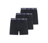 Boxershorts PME LEGEND, Herren, Gr. 3XL, schwarz (schwarz sapphire), Jersey, Obermaterial: 95% Baumwolle, 5% Elasthan, körpernah, Unterhosen, Körpernahe Passform, normale Leibhöhe (53859321-XXXL) schw