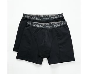 Boxershorts PME LEGEND, Herren, Gr. XXL, 2 Stk., schwarz, Jersey, Obermaterial: 95% Baumwolle, 5% Elasthan, körpernah, Unterhosen (79620400-XXL) schwarz