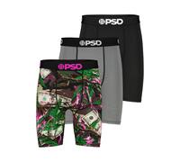 Boxershorts PSD "3 PACK - CHRONIC CAMO Herren", Herren, Gr. M, bunt (multi), 90% Polyester, 10% Elasthan, Unterhosen (69695754-M) multi