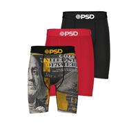 Boxershorts PSD "3 PACK - GOLD BENJI Herren", Herren, Gr. M, multi, 90% POLYESTER, 10% ELASTHAN, Unterhosen (75373163-M) multi