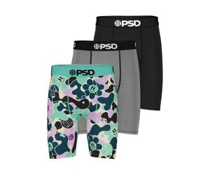 Boxershorts PSD "3 PACK - HIDDEN DAYZEES Herren", Herren, Gr. XL, bunt (multi), 90% POLYESTER, 10% ELASTHAN, Unterhosen (31877607-XL) multi