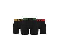 Boxershorts PSD "3 PACK HOLIDZE CTN 5I Herren", Herren, Gr. XXL, schwarz, 95% Baumwolle, 5% Elasthan, Unterhosen (53489841-XXL) schwarz