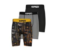 Boxershorts PSD "3 PACK - MONEY GANG Herren", Herren, Gr. XL, multi, 90% POLYESTER, 10% ELASTHAN, Unterhosen (48683005-XL) multi