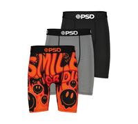 Boxershorts PSD "3 PACK - SMILE OR DIE Herren", Herren, Gr. XL, multi, 90% POLYESTER, 10% ELASTHAN, Unterhosen (98123857-XL) multi