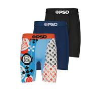 Boxershorts PSD "3 PACK - SUNBURST LUXE Herren", Herren, Gr. M, bunt (multi), 90% POLYESTER, 10% ELASTHAN, Unterhosen (90646867-M) multi