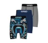 Boxershorts PSD "3 PACK - WF MERCHANT Herren", Herren, Gr. M, bunt (multi), 90% Polyester, 10% Elasthan, Unterhosen (29838837-M) multi