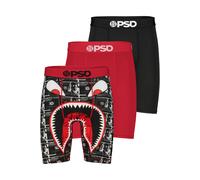 Boxershorts PSD "3 PACK - WF PRESTIGE Herren", Herren, Gr. XL, multi, 90% Polyester, 10% Elasthan, Unterhosen (25140354-XL) multi