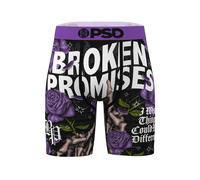 Boxershorts PSD "BP WISH PURP Herren", Herren, Gr. M, bunt (multi), 88% Polyester, 12% Elasthan, Unterhosen (96965325-M) multi