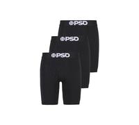 Boxershorts PSD "PSD 95/5 BLK 3PK", Herren, Gr. XL, 1 Stk., multi, 95% Baumwolle, 5% Elasthan, Unterhosen (26958933-XL) multi