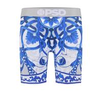 Boxershorts PSD "PSD BLUE GRANITE MM", Herren, Gr. L, 1 Stk., multi color, 88% Polyester, 12% Elasthan, Unterhosen (31537956-L) multi color