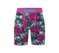 Boxershorts PSD "PSD STACKED ROSES BOXER", Herren, Gr. XL, 1 Stk., multi, 88% Polyester, 12% Elasthan, Unterhosen (86976730-XL) multi